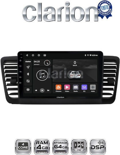 Clarion Ηχοσύστημα Αυτοκινήτου για Subaru Legacy 2002 (Bluetooth/USB/WiFi/GPS/Apple-Carplay/Android-Auto)