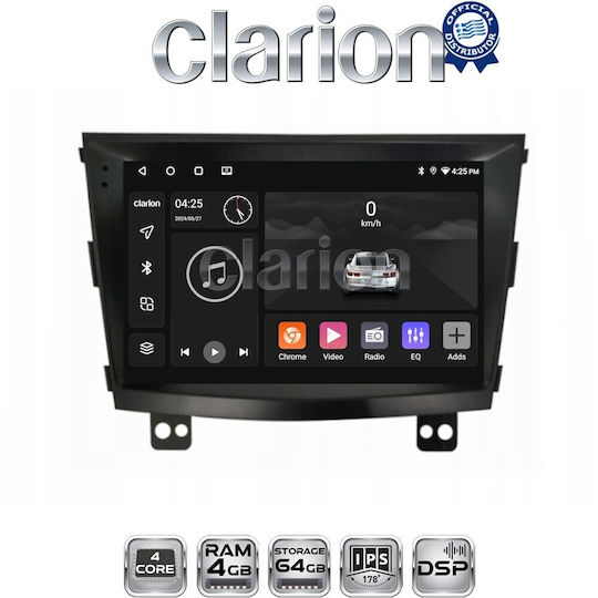 Clarion Car Audio System for Ssangyong Tivoli 2015 > 2019 (Bluetooth/USB/WiFi/GPS/Apple-Carplay/Android-Auto)