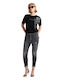 Irene Women's Jean Trousers in Boyfriend Fit Black