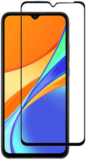Full Glue Full Face Tempered Glass Μαύρο (Redmi 9A / 9AT / 9C)