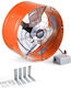 Vevor SQFJ15YC16502BPXZV2 Ventilator industrial Montat pe perete / tavan cu diametrul de 38.1cm