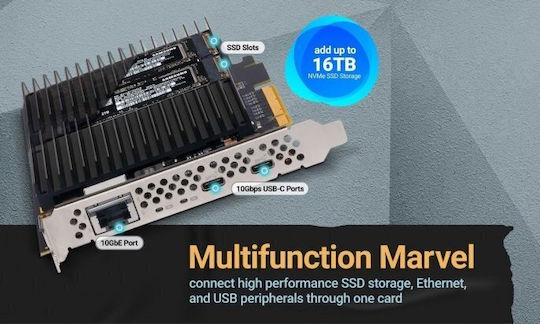 Sonnet Κάρτα PCIe σε θύρα M.2 / Ethernet