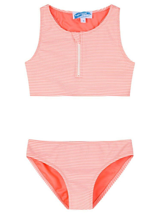 Energiers Stripes Детски Бански Бикини Оранжев
