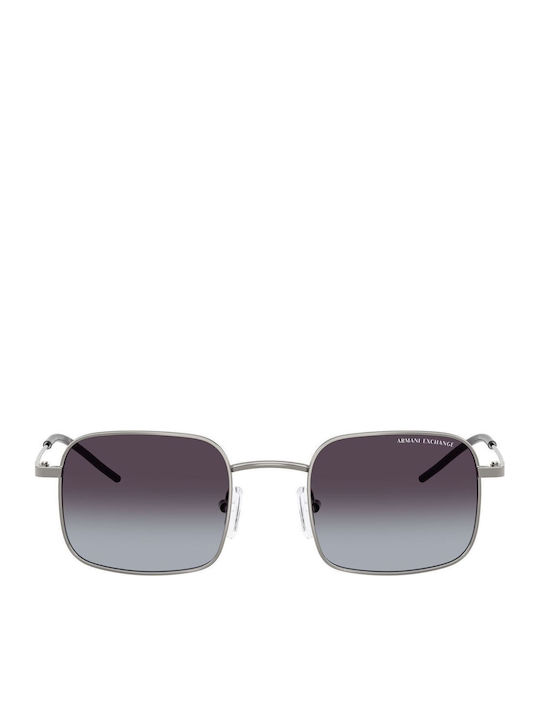 Armani Exchange Men's Sunglasses with Grey Meta...