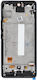 Screen Display with Touch Mechanism and Frame for SAMSUNG A53 A536 (Black)