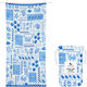 Dock & Bay Beach Towel Quickdry Microfiber Grec...