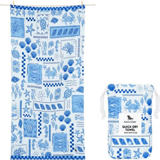 Dock & Bay Beach Towel Quickdry Microfiber Grecian Shores XL 200x90cm