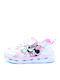 Kinder Sneakers mit Klettverschluss & Lichtern Rosa