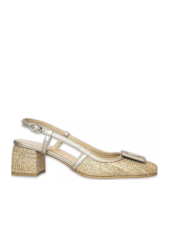 Bertelli Beige Medium Heels