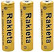 Set Three 18650 Li-ion Batteries 3.7v 12000mah