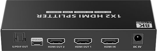Lenkeng Hdmi Splitter 2.1 8k60hz/4k120hz 1x2 Lkv862