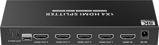 Lenkeng Hdmi Splitter 2.1 8k60hz/4k120hz 1x4 Lkv864