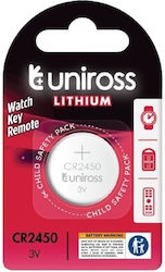 Uniross Lithium-Button Zelle Cr2450 Batterie 1 Stück