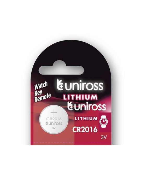 Uniross Cr2016 Knopfzellen Lithium Batterie 1 Stück
