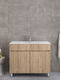 Έπιπλο Royal Toledo 100 Walnut 101x46x72cm Βάση Νιπτήρας