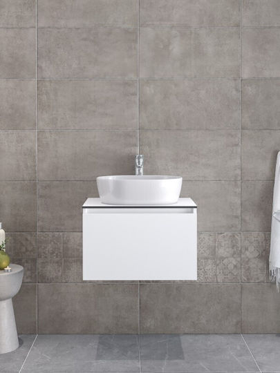 Royal Sevilla 60 White Lacquer 61x46x35cm Countertop Sink Unit Basin Sink
