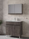 Royal Toledo 80 Grey 81x46x72cm Vanity Unit with Basin, Mirror, Cabinet