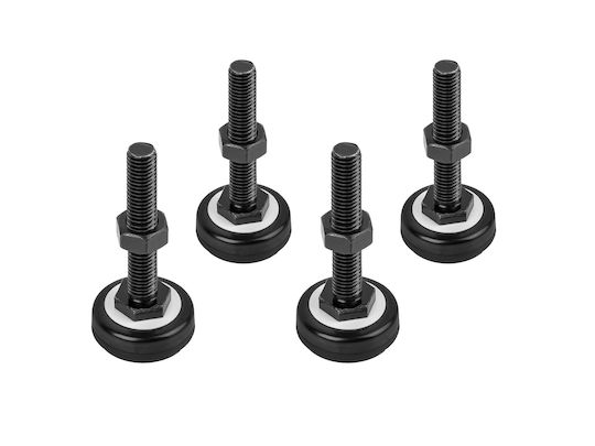 Lanberg Adjustable Feet Set M10 Cabinets Ak-1602-b