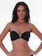 Strapless Bikini Top B Cup Μαύρο