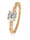 Tasoulis Jewellery Collection Inel Solitar din Aur 14K