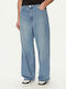 Ανδρικό Παντελόνι Τζιν με Relaxed Baggy Εφαρμογή Medium Blue, Μπλε