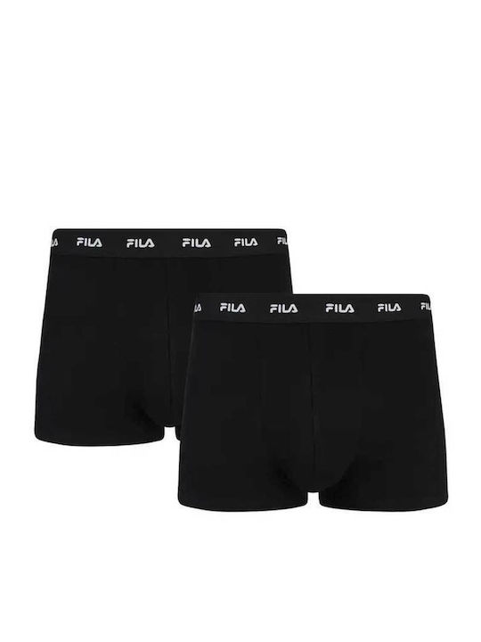 FILA Ανδρικά Μποξεράκια Black 2Pack