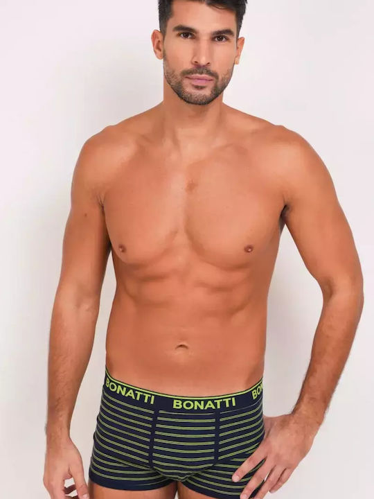 Men's Boxer Blue with Patterns