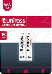 Uniross Lithium Aaa Battery 1250mah 2pack Uniross Lithium Aaa Battery 1250mah 2pack