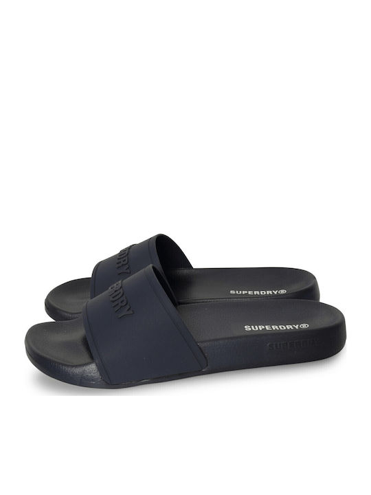 Superdry Herren Slides Blau