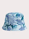 Dpam Kids' Hat Bucket Fabric Chameleon Print Blue