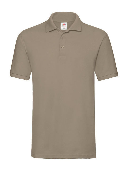 Fruit of the Loom Unisex Διαφημιστικό T-shirt Κοντομάνικο Khaki