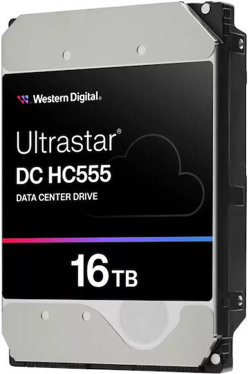 Western Digital Ultrastar DC HC555 16TB HDD Σκληρός Δίσκος 3.5" SAS 3.0 7200rpm με 512MB Cache για Server 0B47745