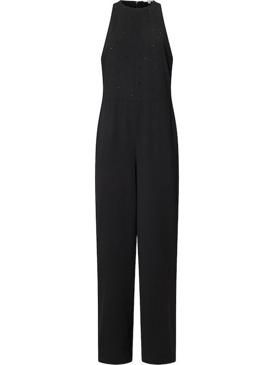Abigail Women's Denim One-piece Suit Black