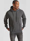 Fruit of the Loom Unisex Διαφημιστικό Φούτερ Μακρυμάνικο Dark Heather Grey