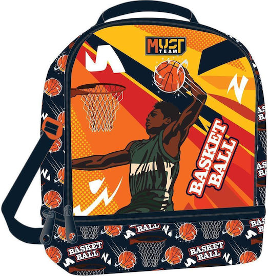Must Team Kids' Insulated Lunch Bag Backpack 7L Multicolour 22x16x28cm