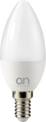 Gbc On Led Candle E14 C37 6w 4000k Day White