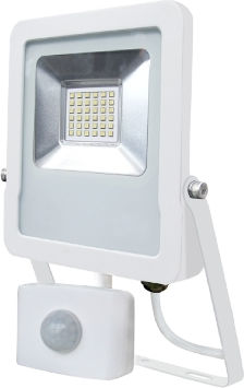 Gbc On Nightguard 30W Proiector LED Exterior Pir 30W Alb