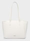 Maxin Damen Tote Tasche Weiß