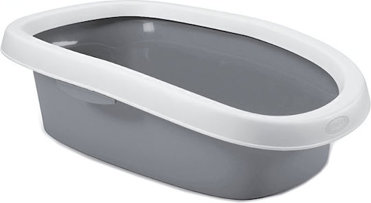 Stefanplast Sprint 10 Λεκάνη Γάτας Γκρι Μ43 x Π31 x Υ14cm
