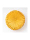 To megalo pazari Velvet Ochre Sofa Cushion 32x32cm