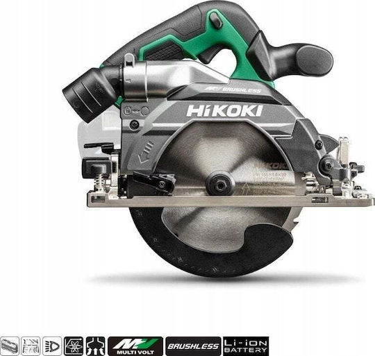 Hikoki C3606DBW2Z Δισκοπρίονο Brushless 36V Solo με Ρύθμιση Ταχύτητας
