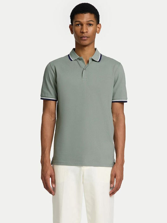 Selected Men's Polo Athletic T-shirt Iceberg Green