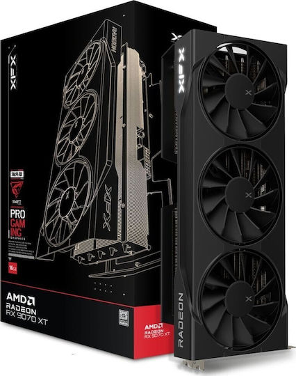 XFX Radeon RX 9070 XT 16GB GDDR6 Ventilator Triplu Swift Gaming Placă Grafică