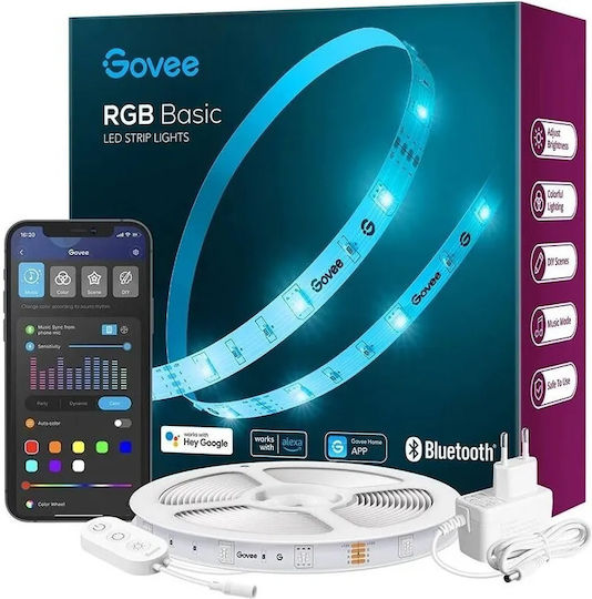 Govee Led Light Strip Rgb Smart Wifi Bt 5m H615a