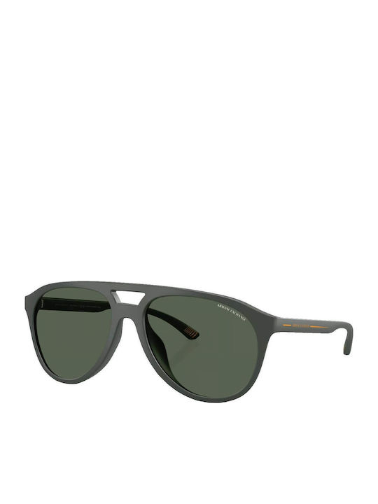 Armani Exchange Мъжки Слънчеви Очила с Черна Пл...
