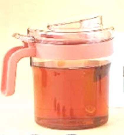 Δοχείο Λαδιού Πλαστικό με Ροή 500ml ροζ