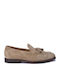 Suede Ανδρικά Loafers σε Καφέ Χρώμα
