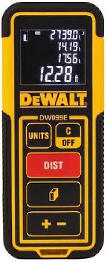 Лазерна ролетка Dewalt Dw099e 30 м удароустойчива LCD екран 1.5 мм