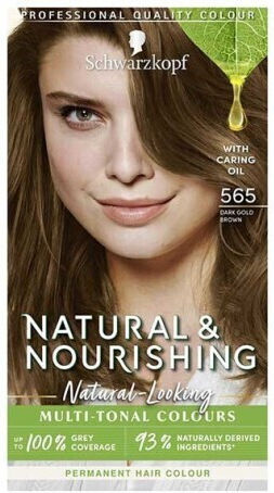 Schwarzkopf Natural & Nourishing Hair Dye 565 Dark Gold Brown