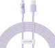 Baseus Gem USB-A to Lightning Cable Purple 2m (...